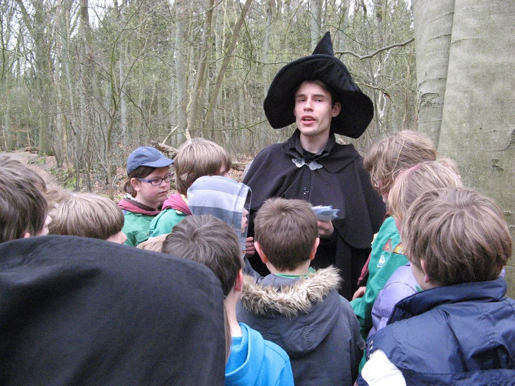 Picture of me playing a wizard for a cub-scouts event